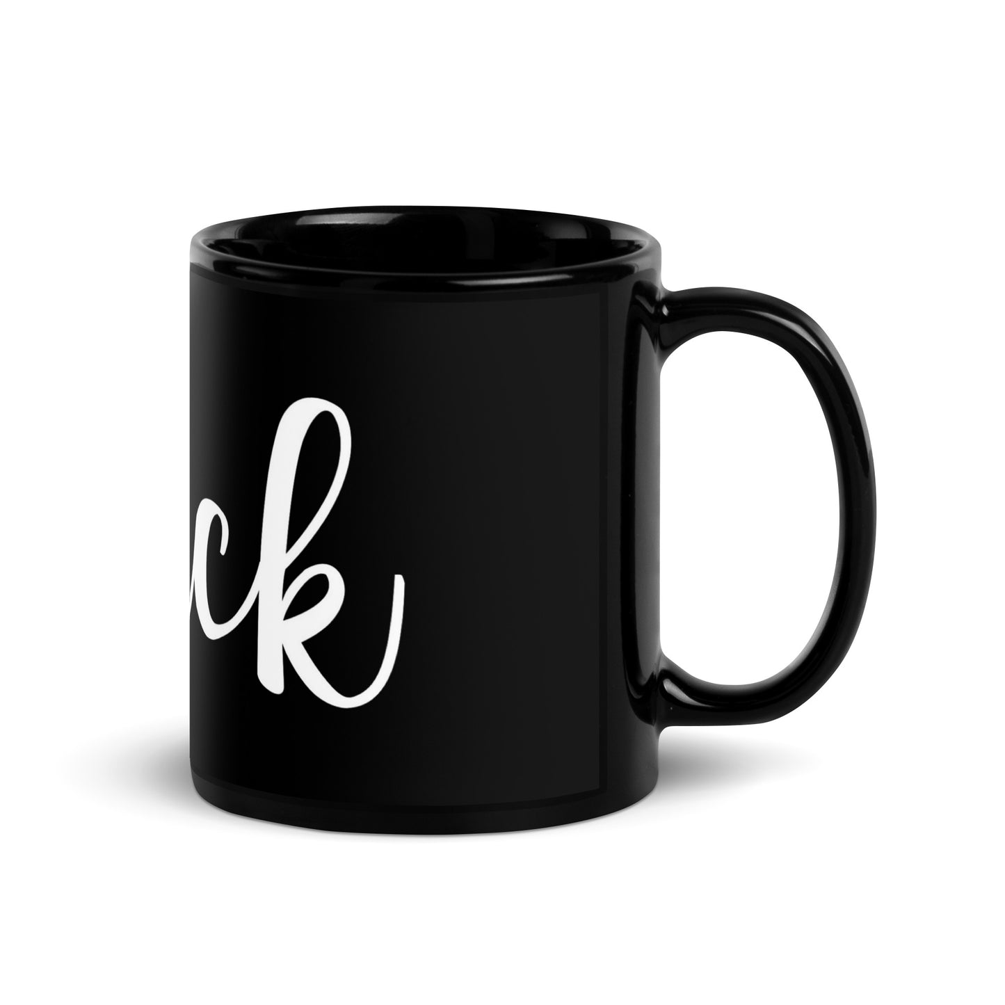 The Black Glossy Mug