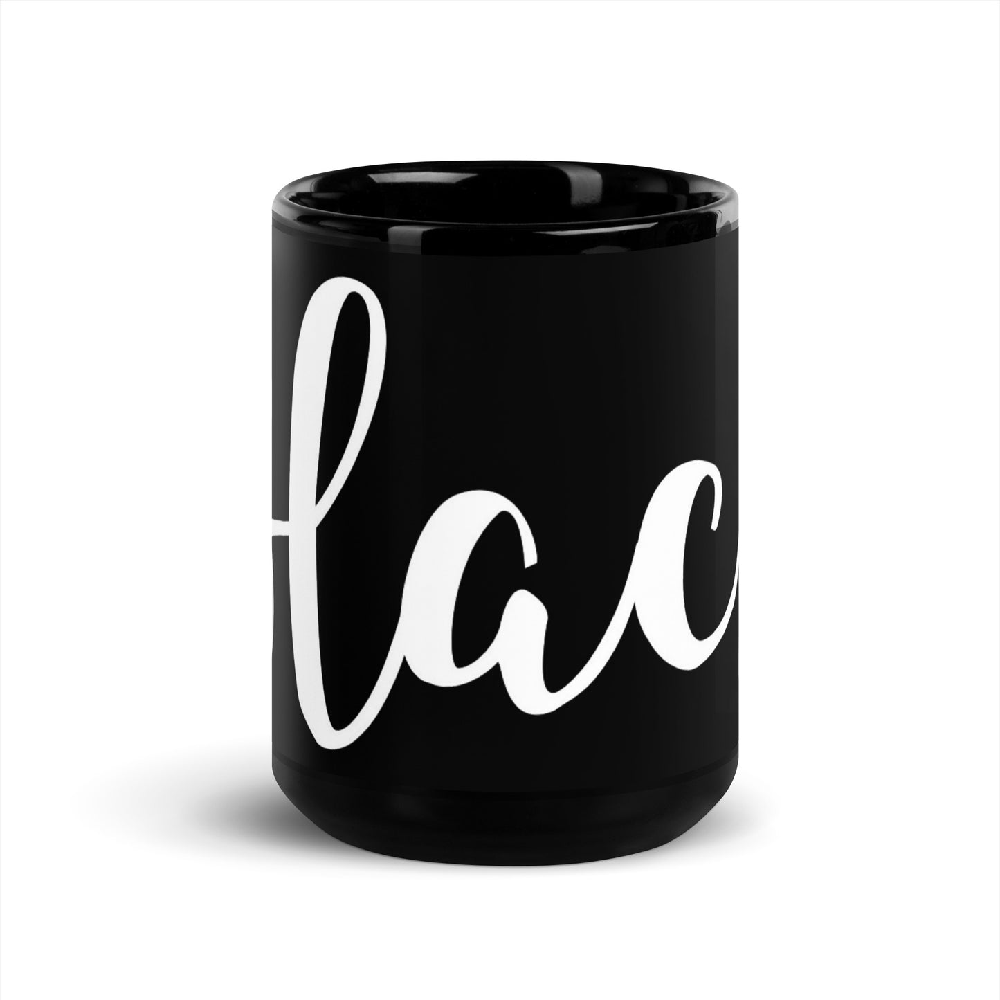 The Black Glossy Mug