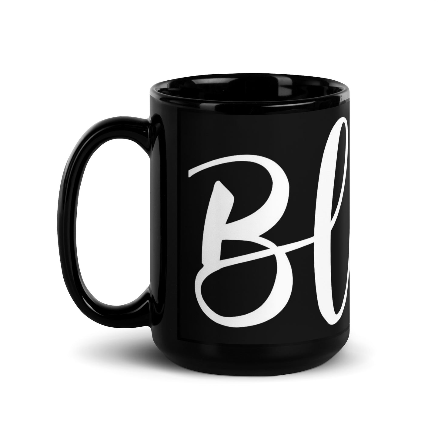 The Black Glossy Mug