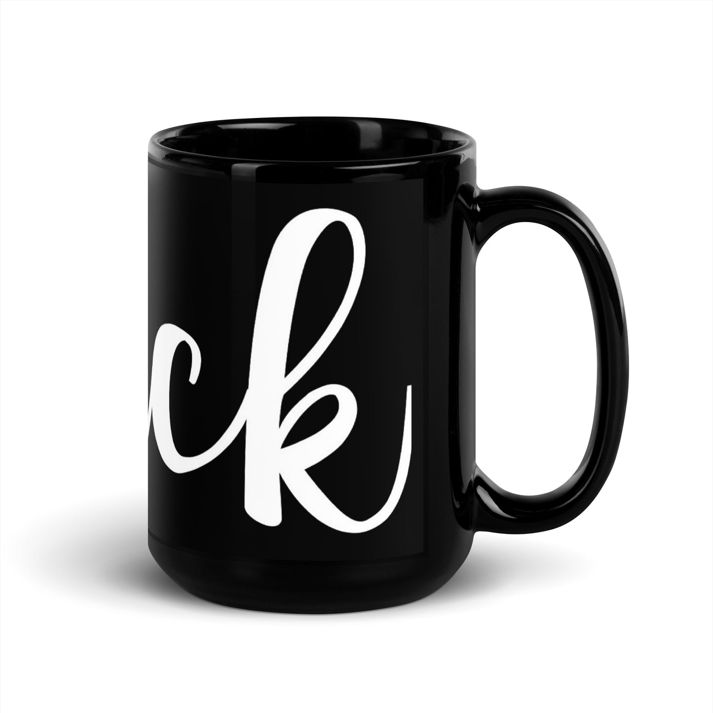 The Black Glossy Mug