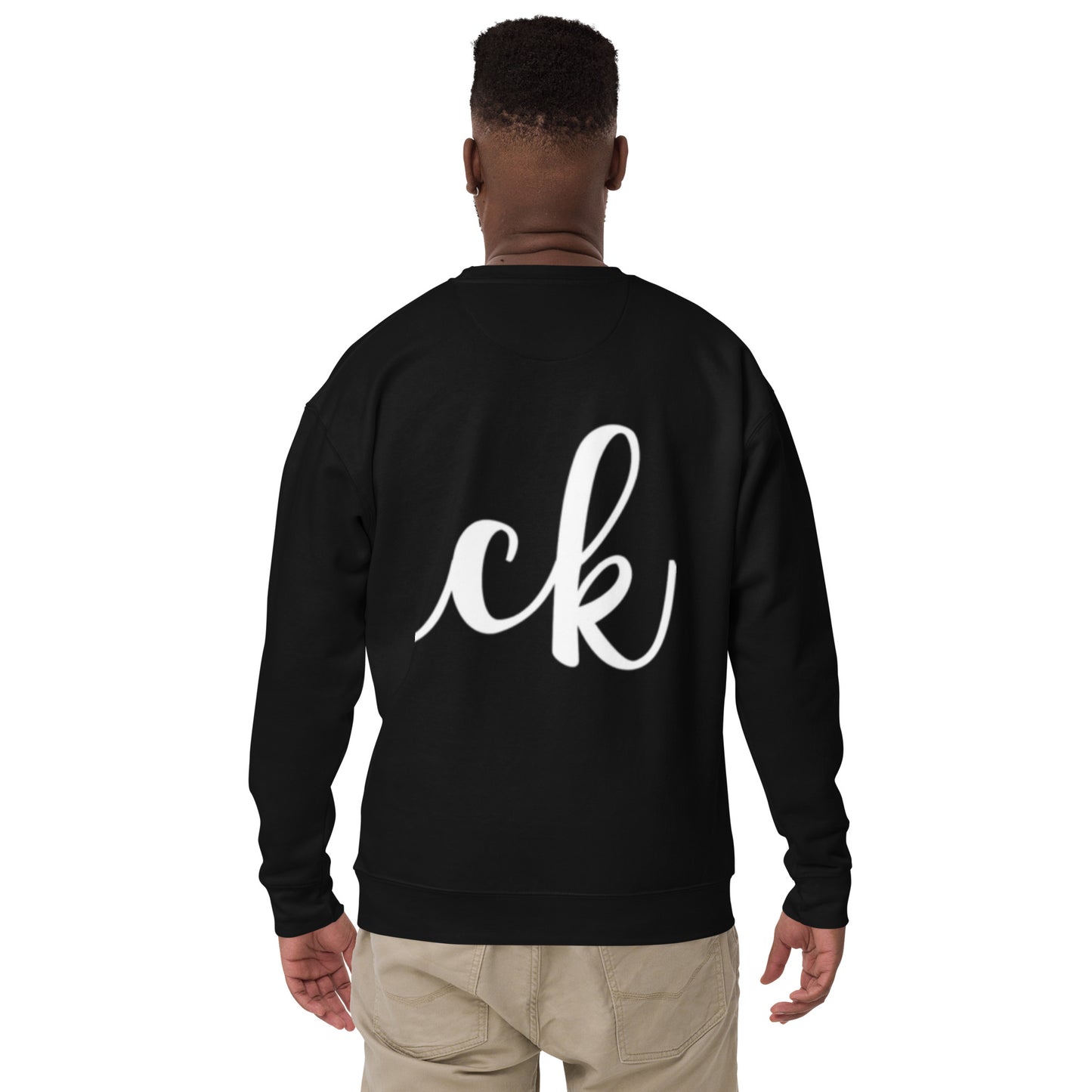 The Black Unisex Premium Sweatshirt